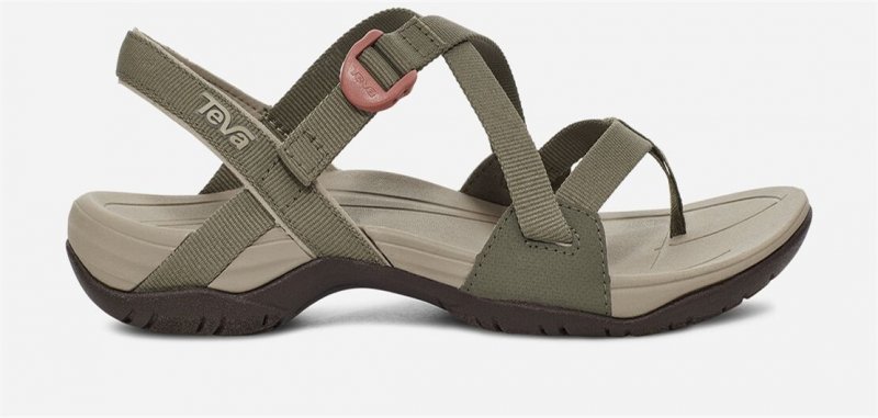 Women's Ascona Cross Strap - BURNT OLIVE