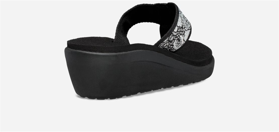 Women's Voya Wedge - HARMONY BLACK/ WHITE/ SILVER