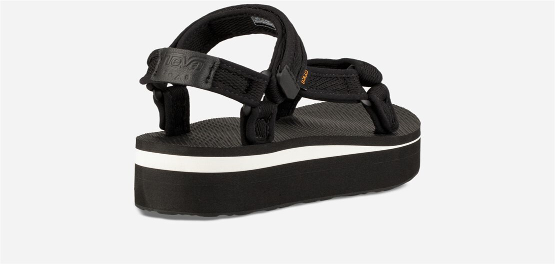 Women's Flatform Universal Mesh Print - BLACK