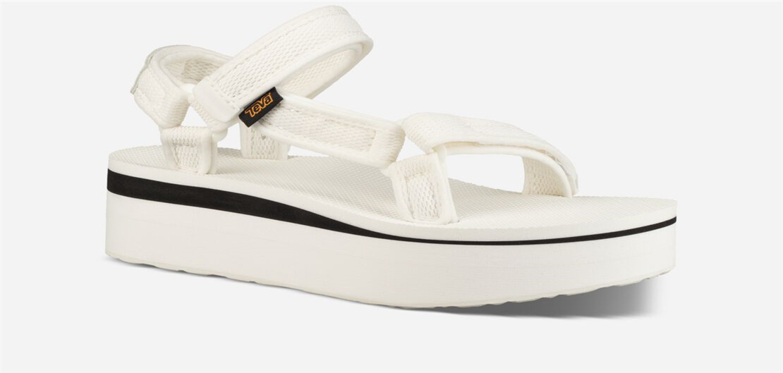 Women's Flatform Universal Mesh Print - BRIGHT WHITE