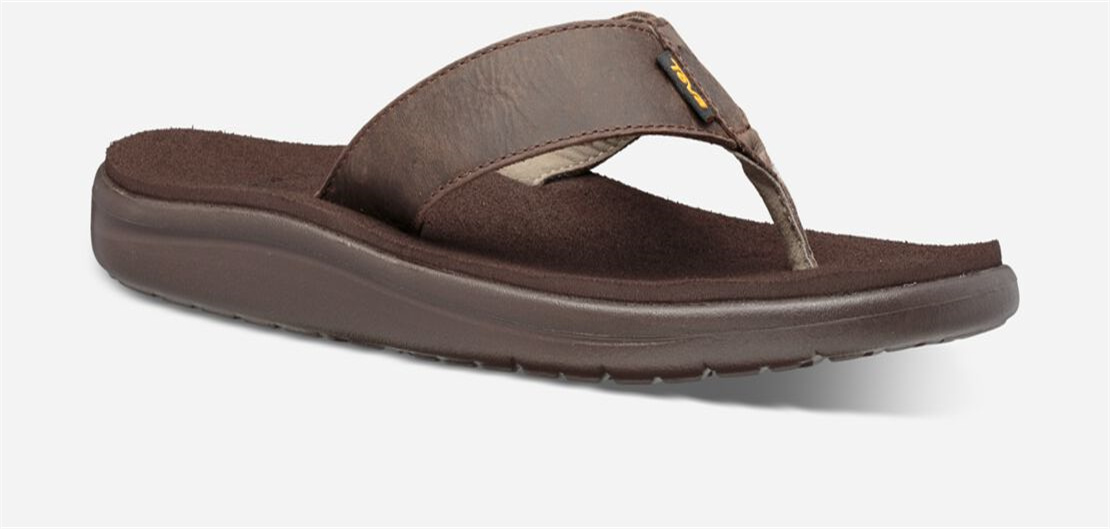 Men's Voya Flip Leather - CHOCOLATE BROWN