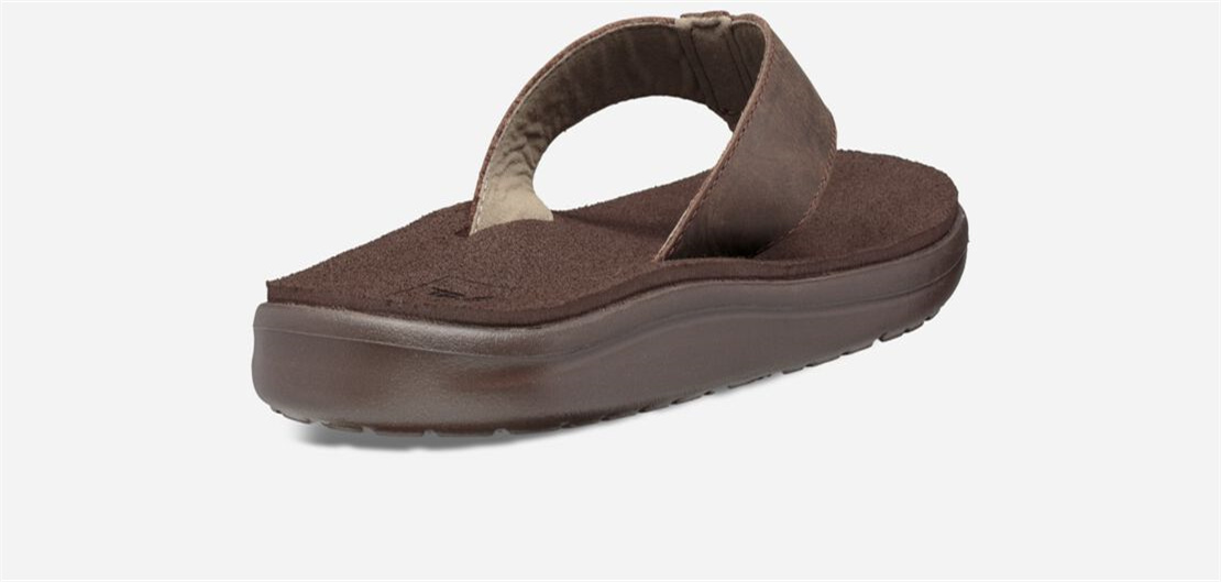 Men's Voya Flip Leather - CHOCOLATE BROWN