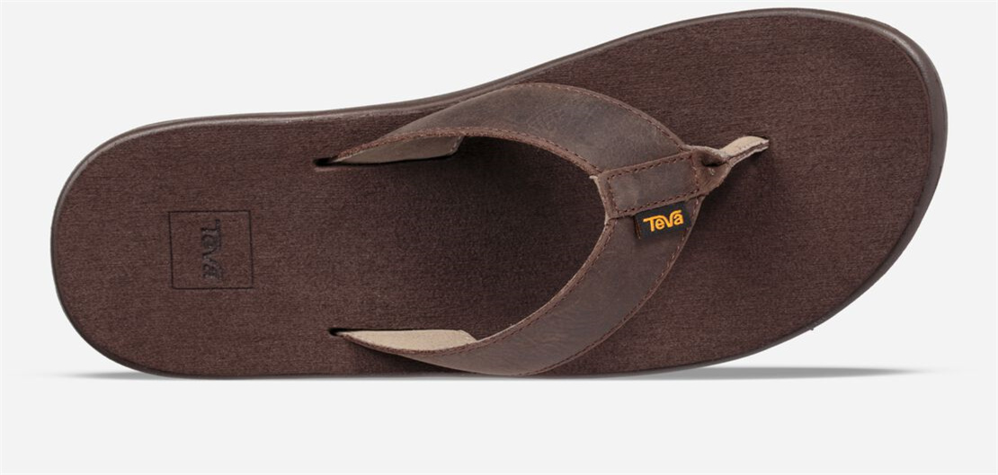 Men's Voya Flip Leather - CHOCOLATE BROWN