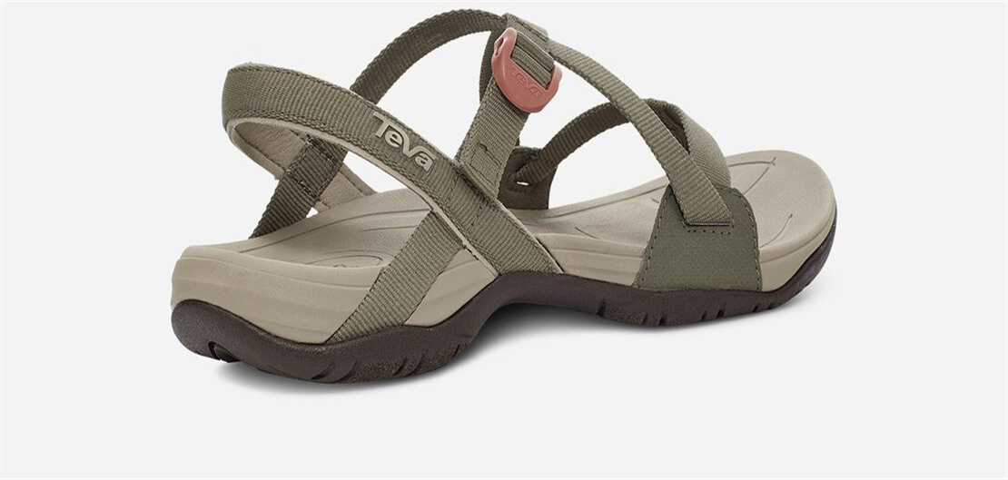 Women's Ascona Cross Strap - BURNT OLIVE