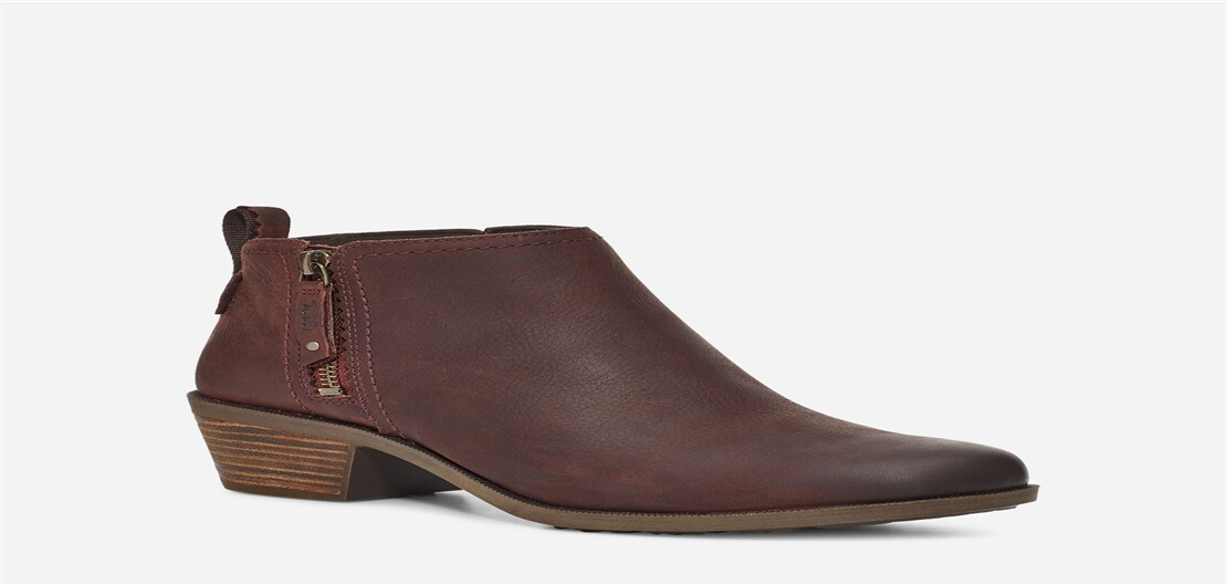 Women's Anaya Bootie RR - MAHOGANY