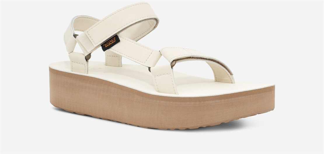 Women's Flatform Universal Up Leather - WHITE SWAN
