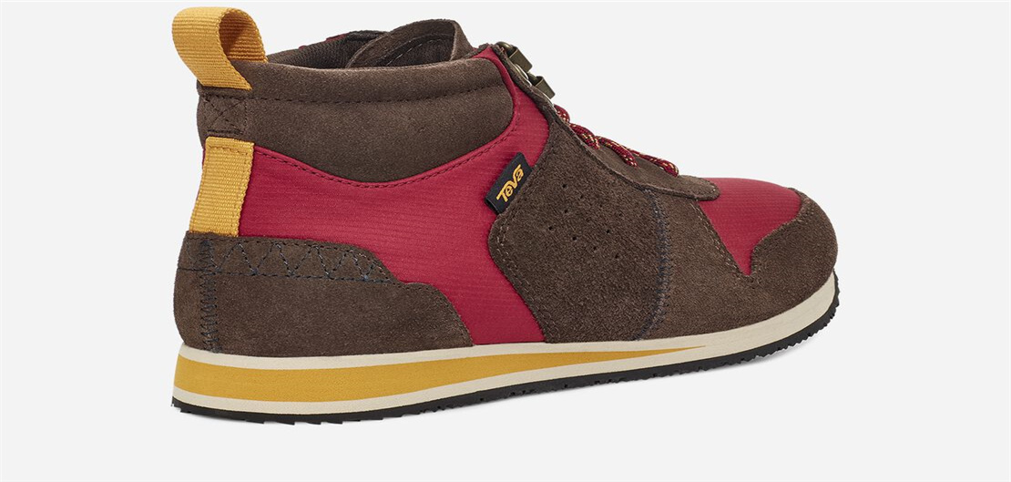 Women's Highside '84 Mid - BROWN/ PERSIAN RED