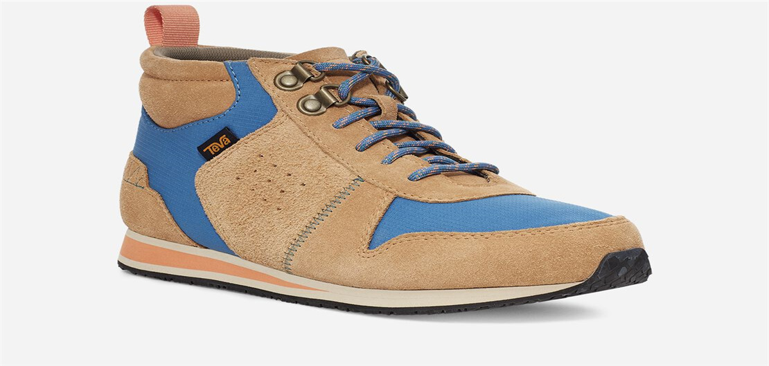 Women's Highside '84 Mid - TAN/ BLUE
