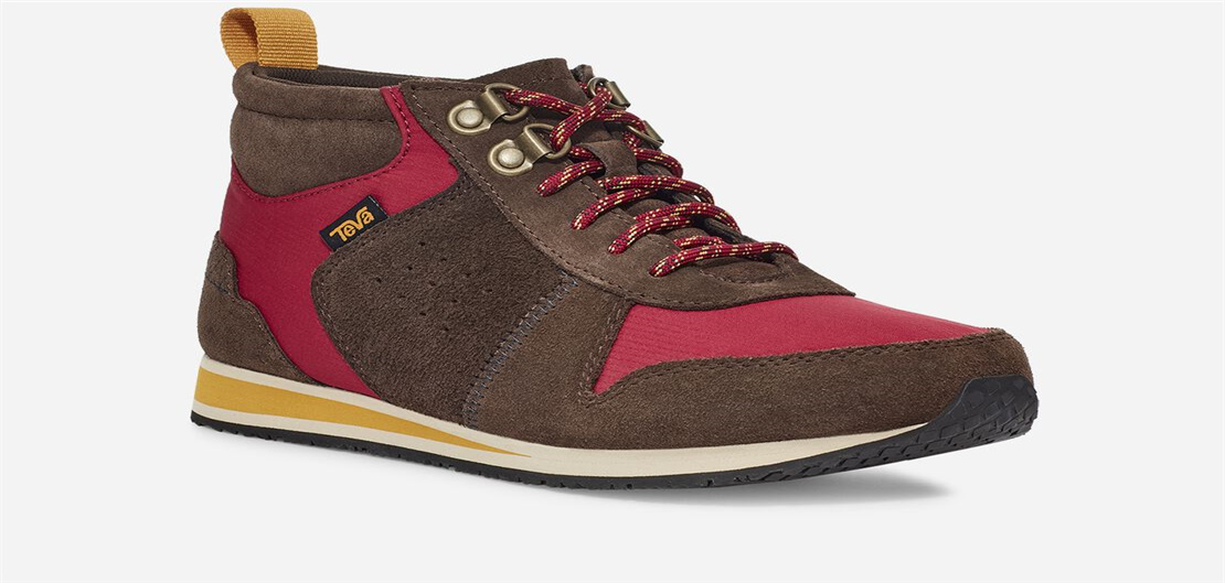 Women's Highside '84 Mid - BROWN/ PERSIAN RED